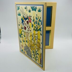 Alice In Wonderland Photo Frame Book Collage Portfolio Yellow Baby Photos Gift